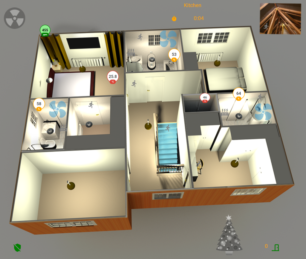 Smart Home 3D floor plan